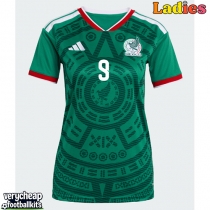 Mexico Raul Jimenez #9 Replica Home Shirt Ladies World Cup 2026 Short Sleeve